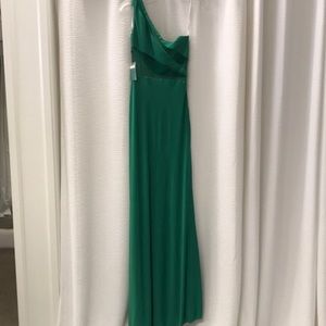 Elegant, one shoulder gown